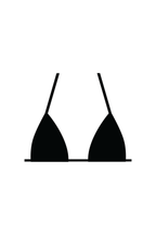 Black Tie Bikini Top