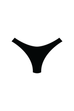 Black High-Leg Bikini Bottoms