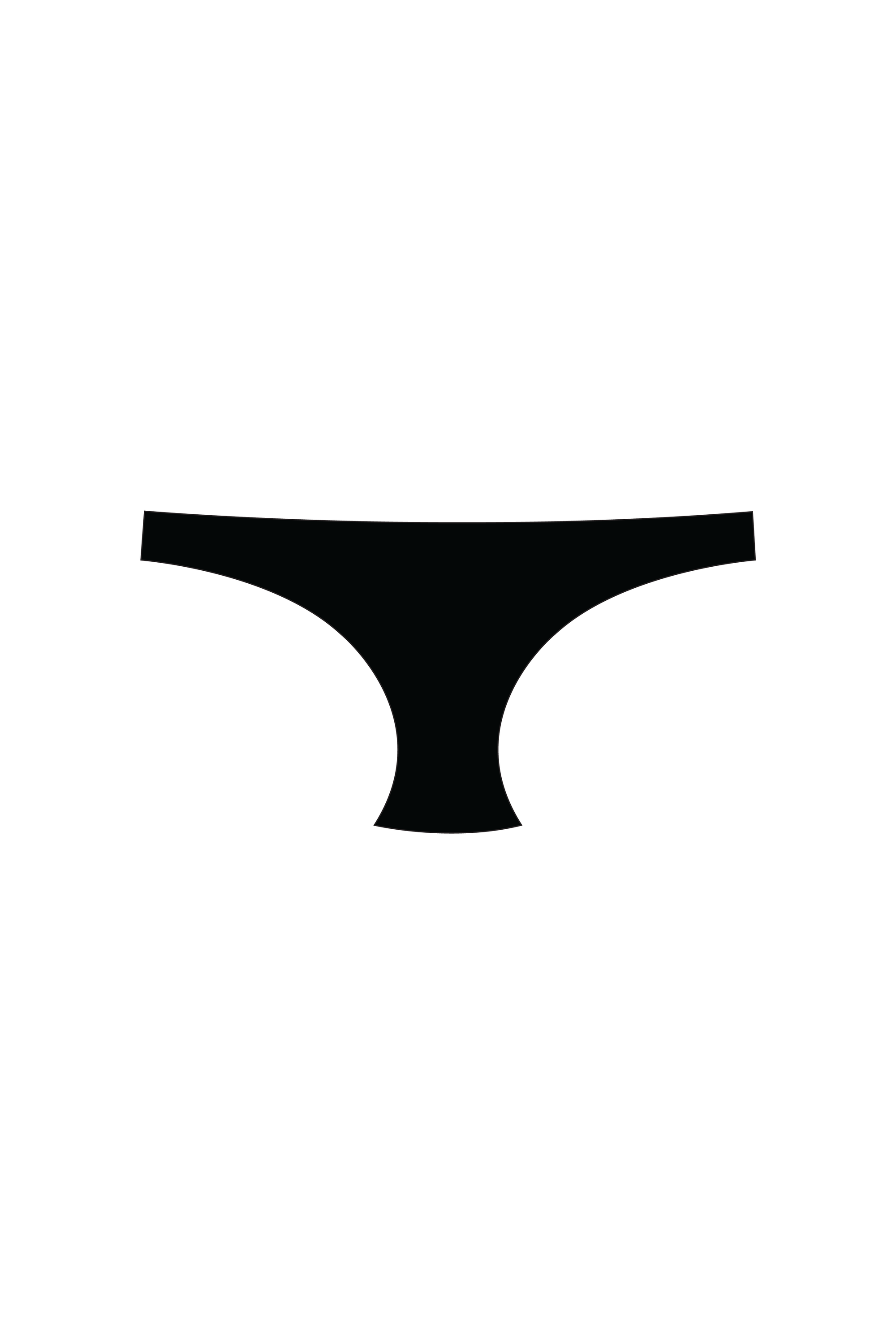 Black Tanga Bikini Bottom