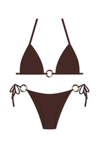 Brown Bikini Set with Rings