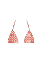 Pink Diamond Tie Bikini Top