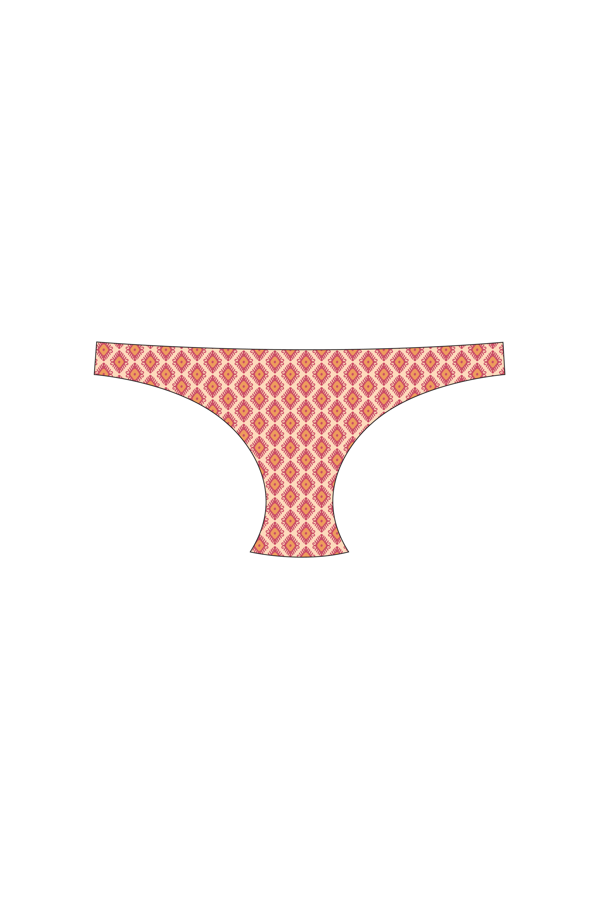 Pink Diamond Tanga Bikini Bottom