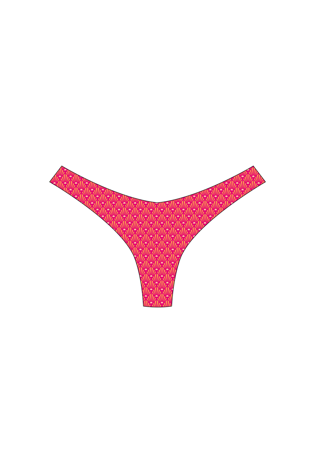 Red Sunrise Brazilian Bikini Bottoms