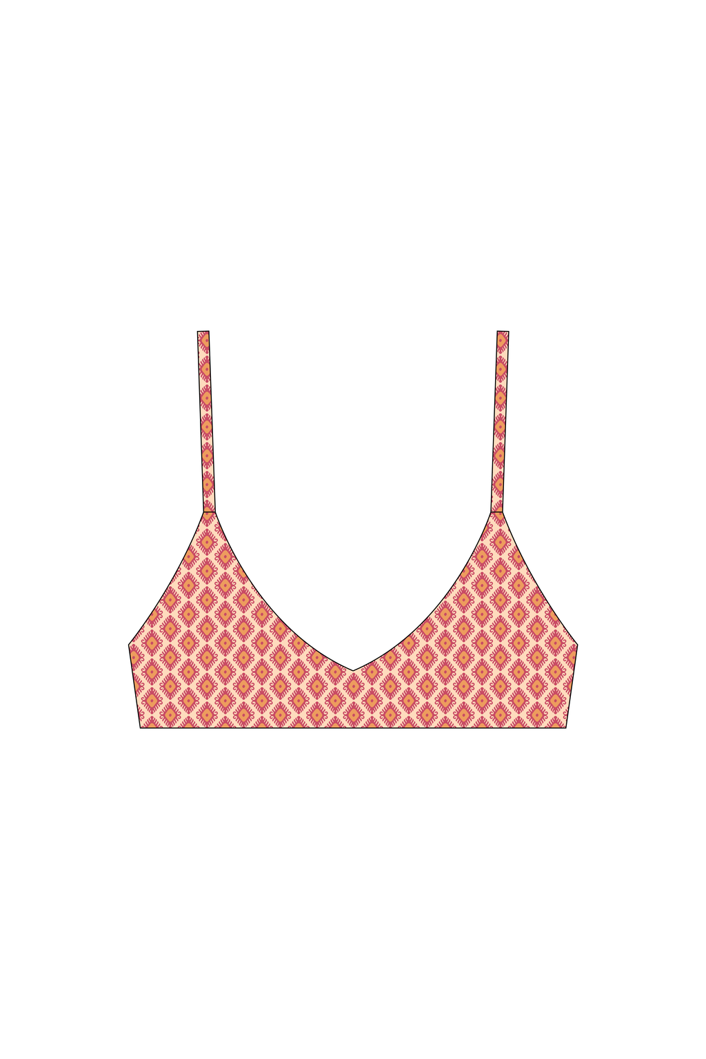 Pink Diamond Cami Bikini Top