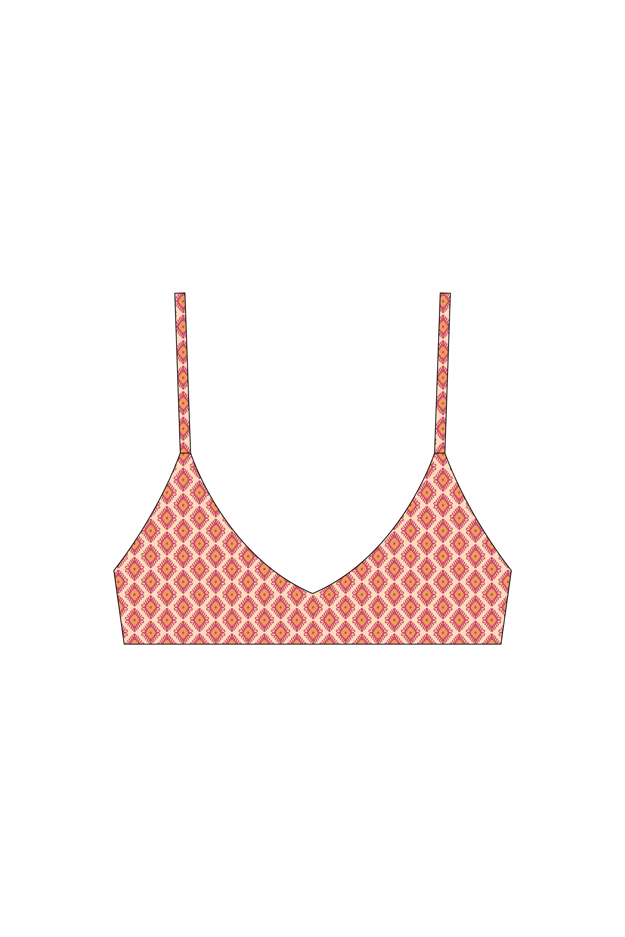 Pink Diamond Cami Bikini Top