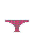 India Pink Tanga Bikini Bottom