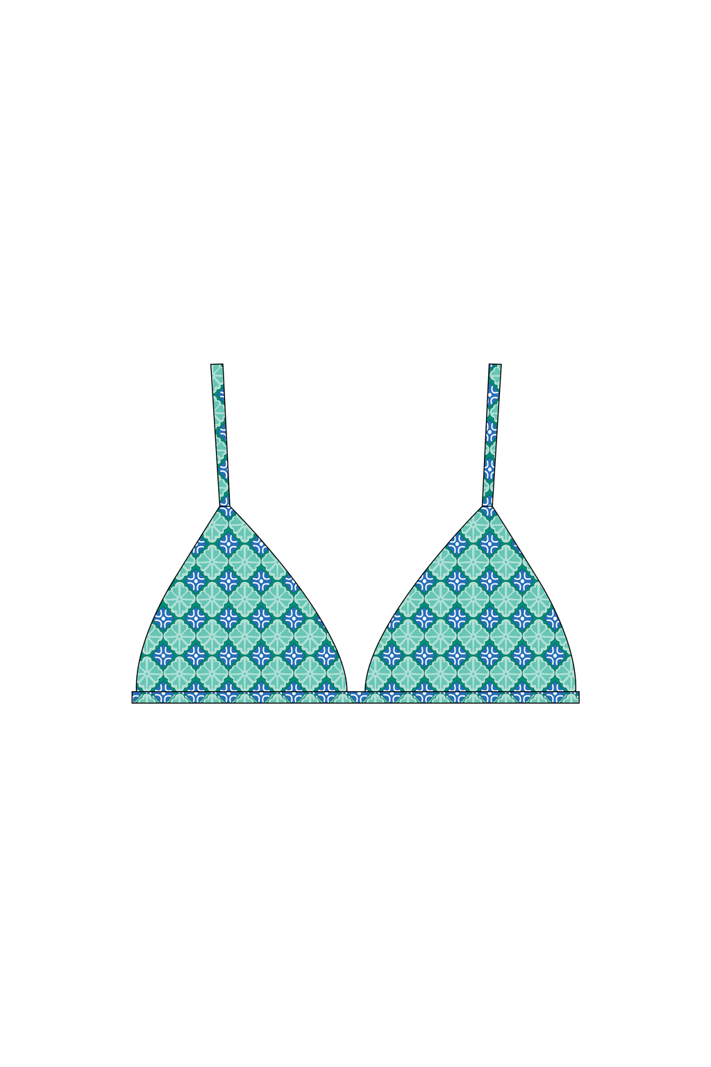 India Mint Brakini Bikini Top