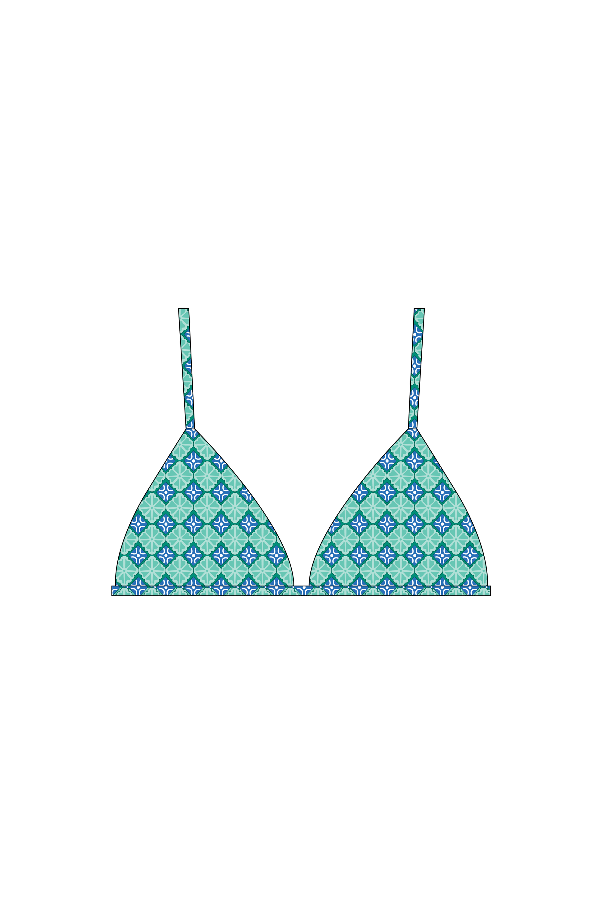 India Mint Brakini Bikini Top