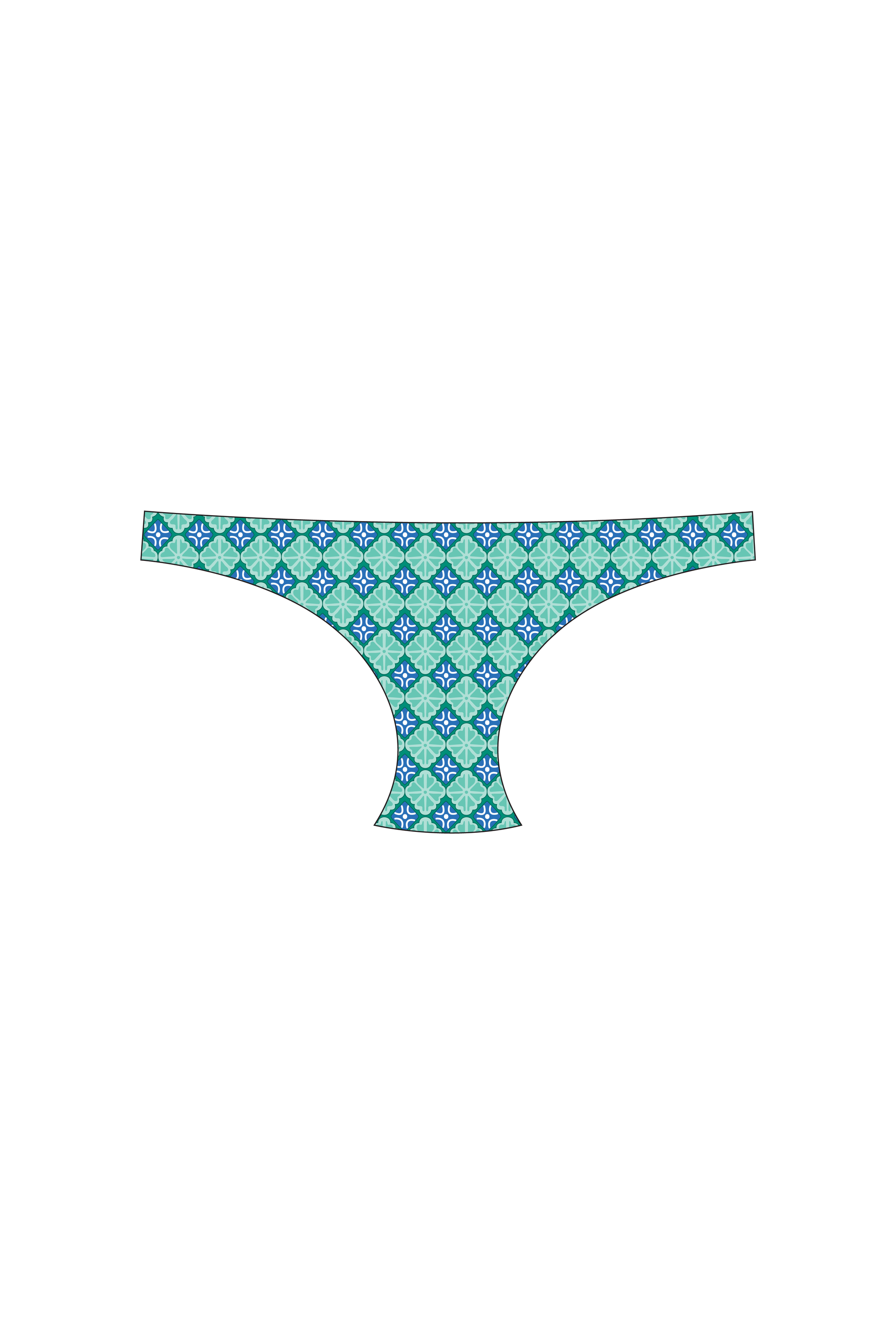 India Mint Tanga Bikini Bottom