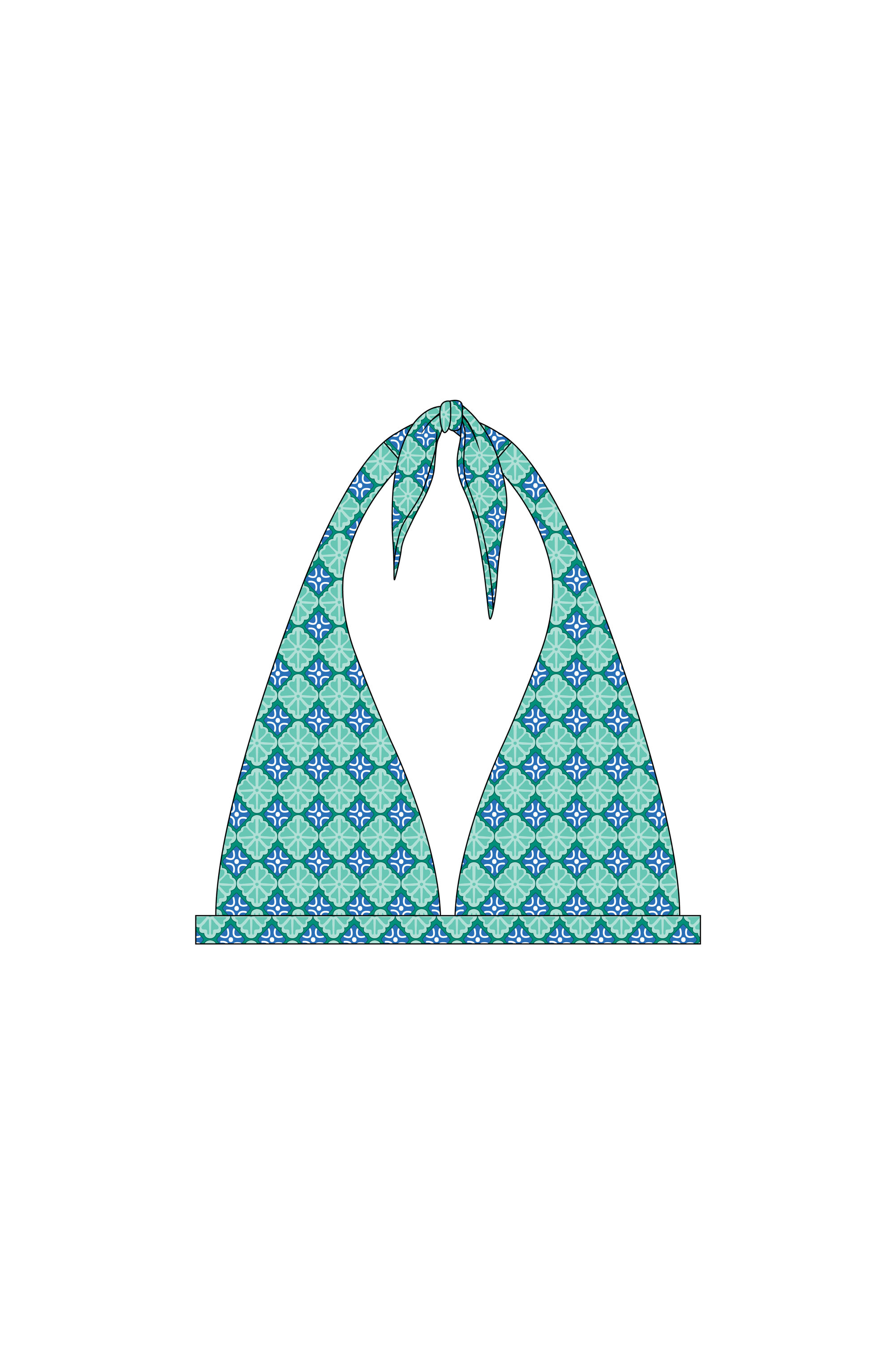 India Mint Sweetpea Bikini Top