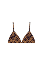 Brown Leopard Brakini Bikini Top