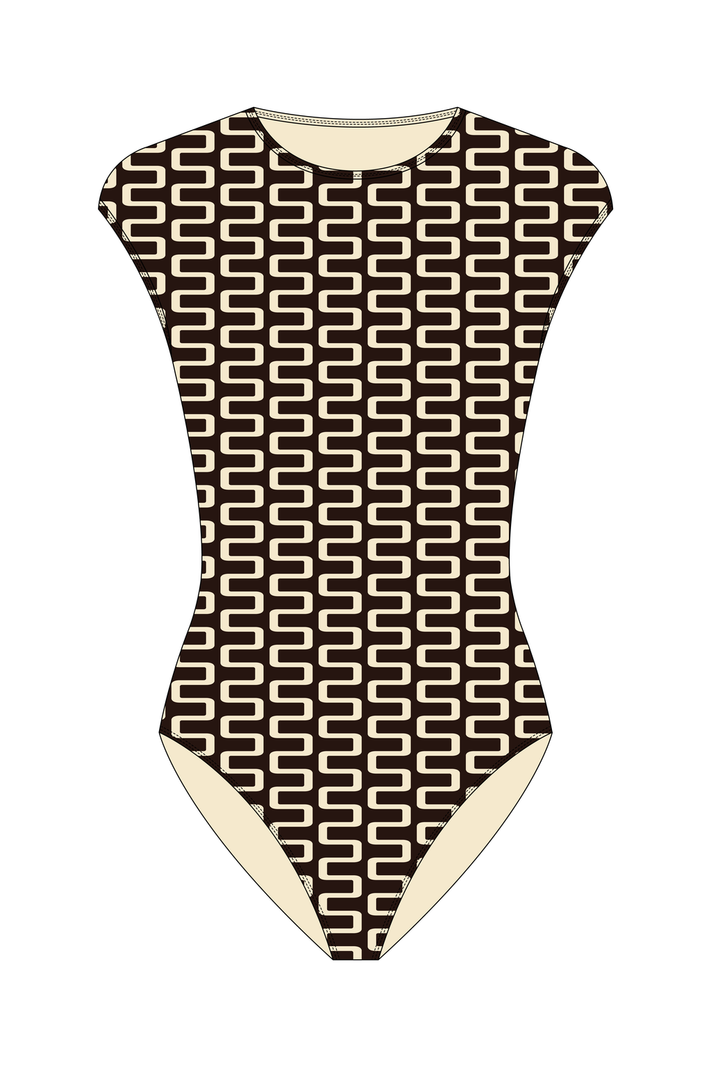 Canna Maze Brown One Piece