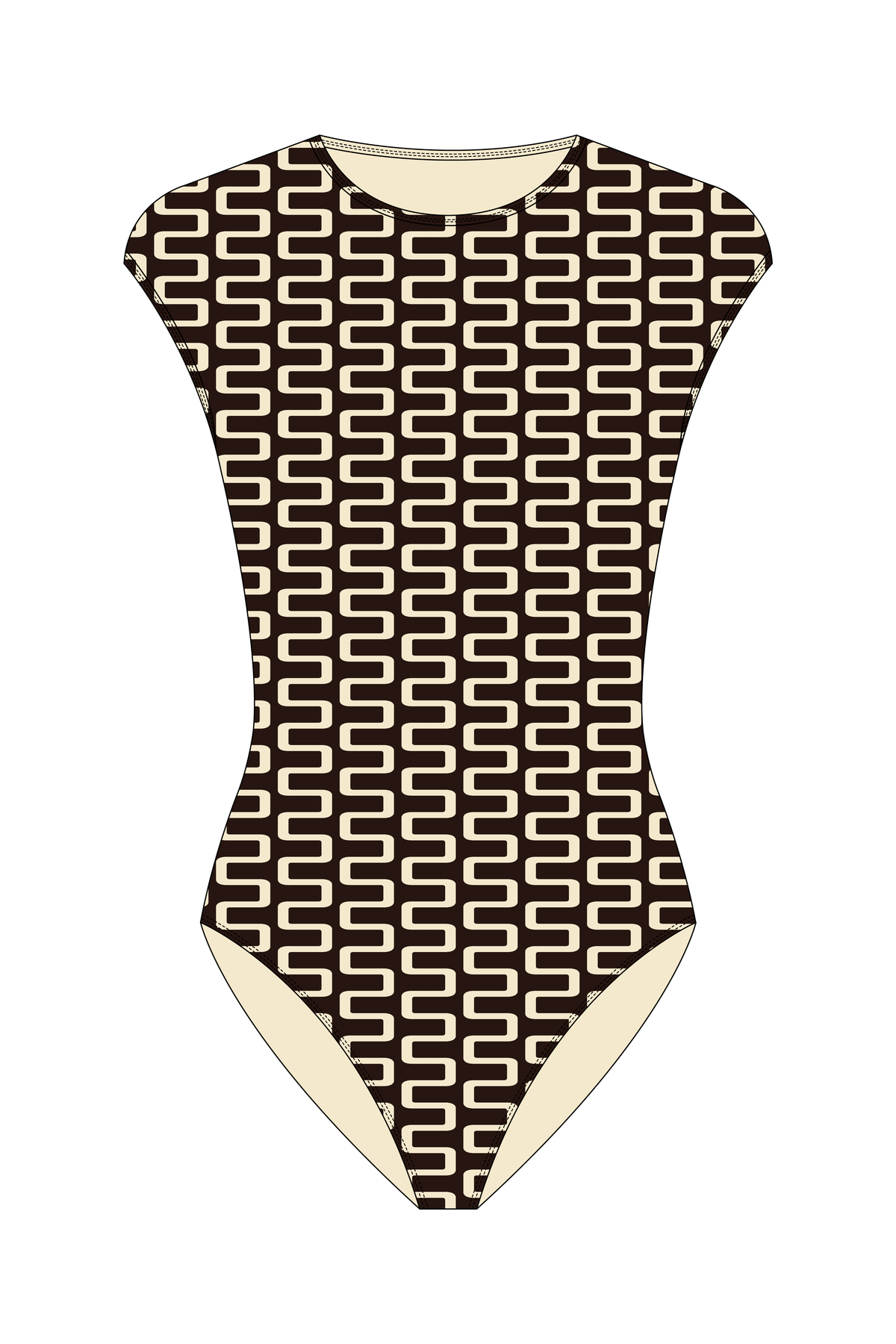 Canna Maze Brown One Piece