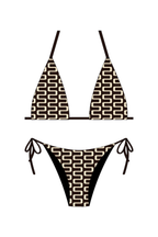 Maze Brown Bikini Set