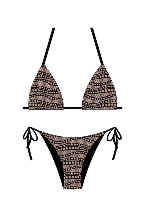Abstract Animal Bikini Set