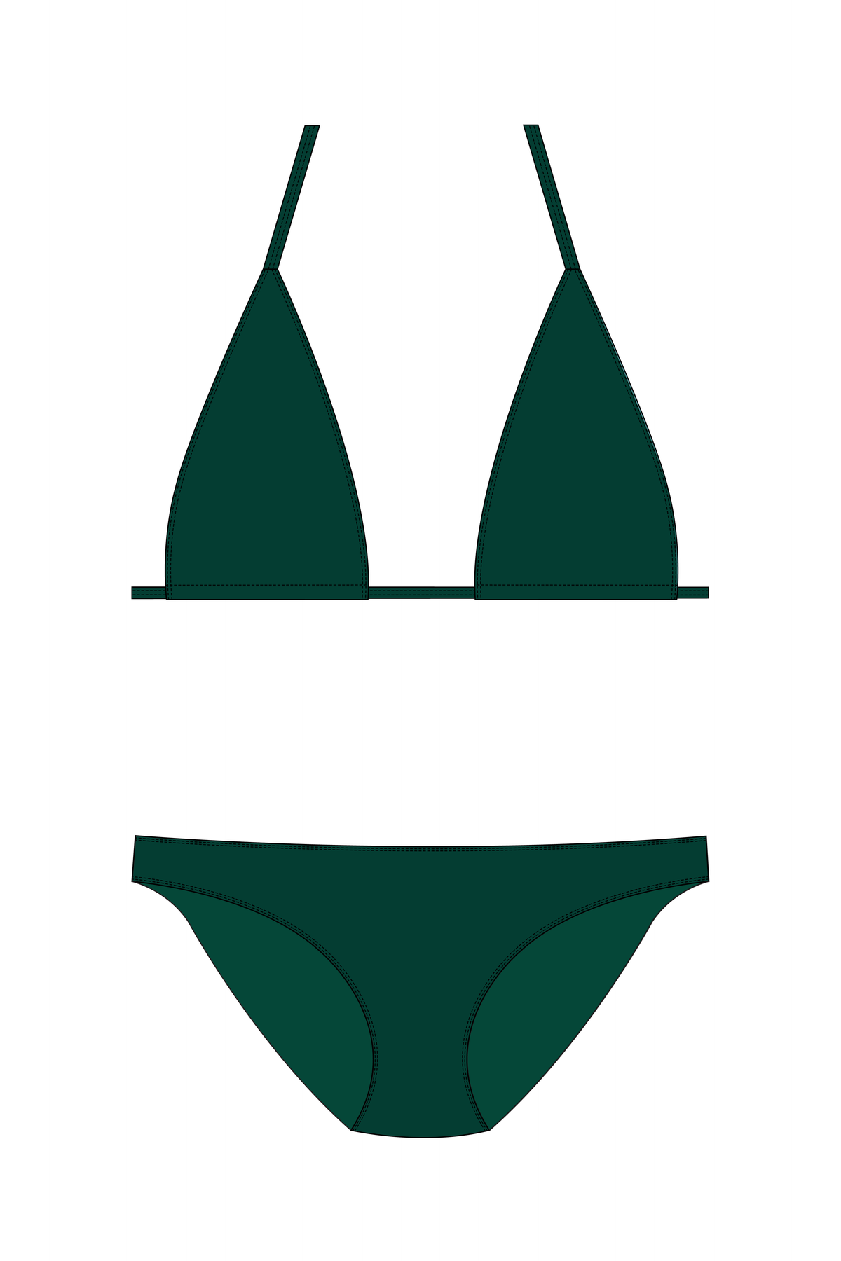 Green Bikini Set