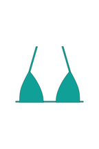 Green Tie Bikini Top