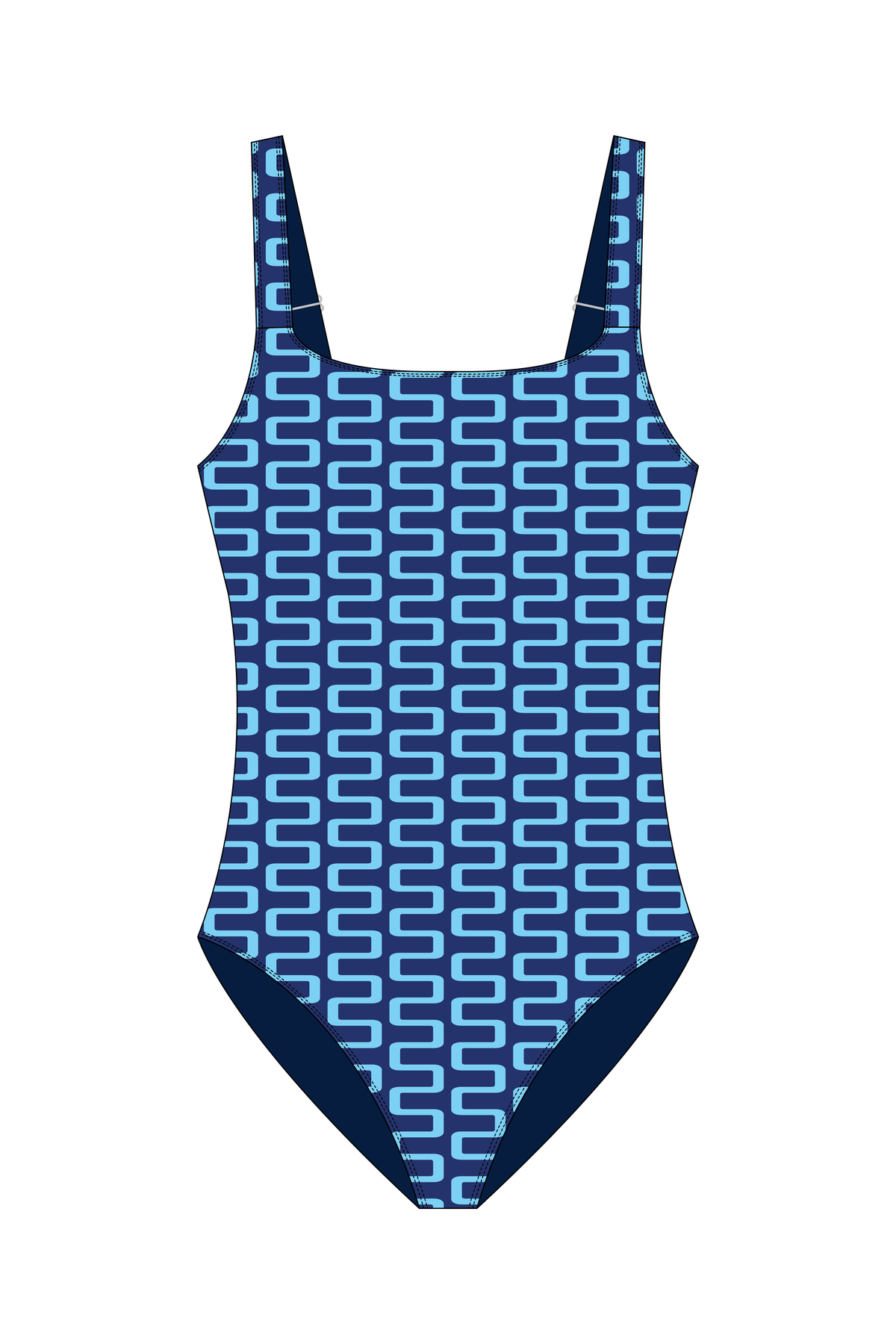 Kamuro Maze Blue One Piece