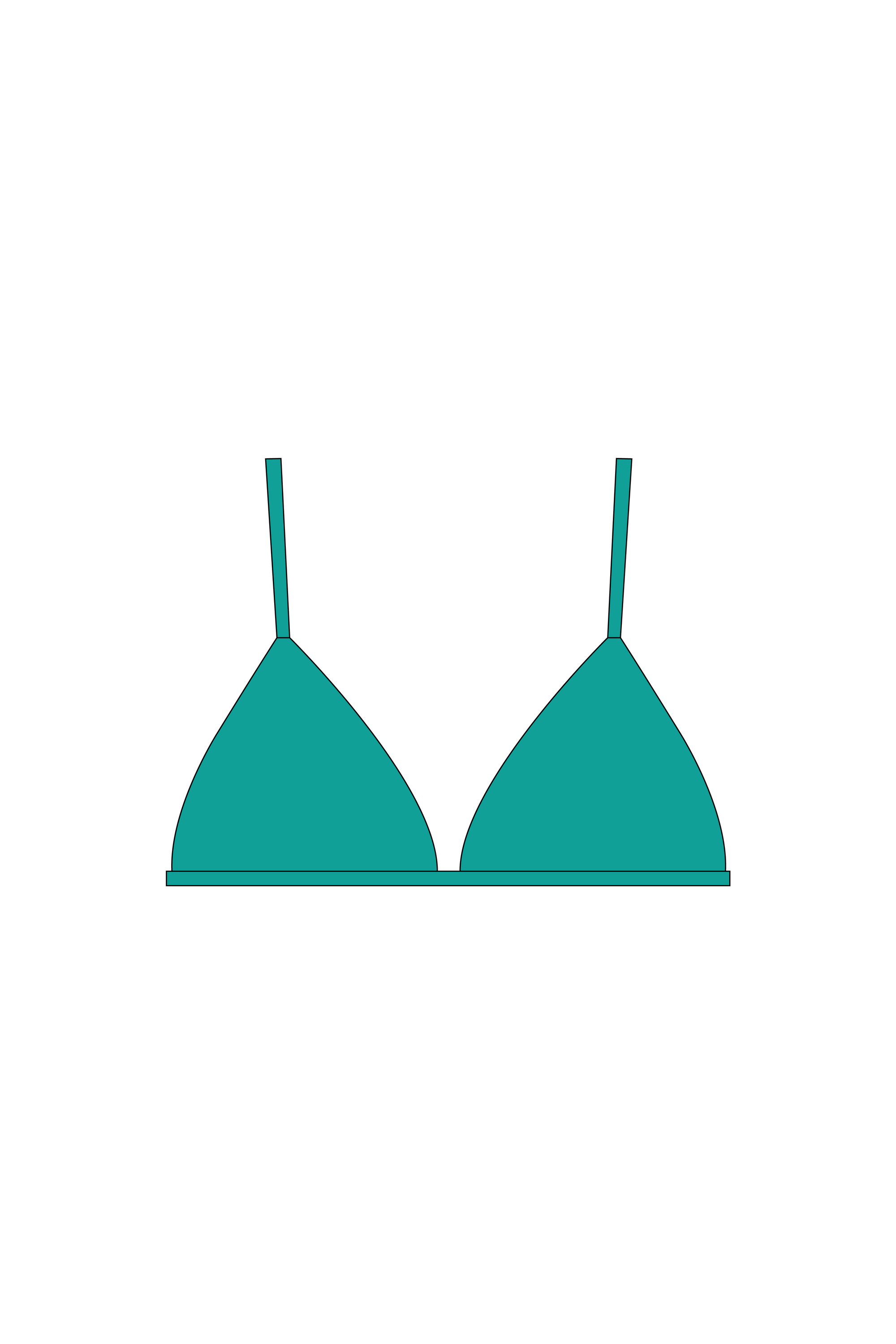 Green Brakini Bikini Top