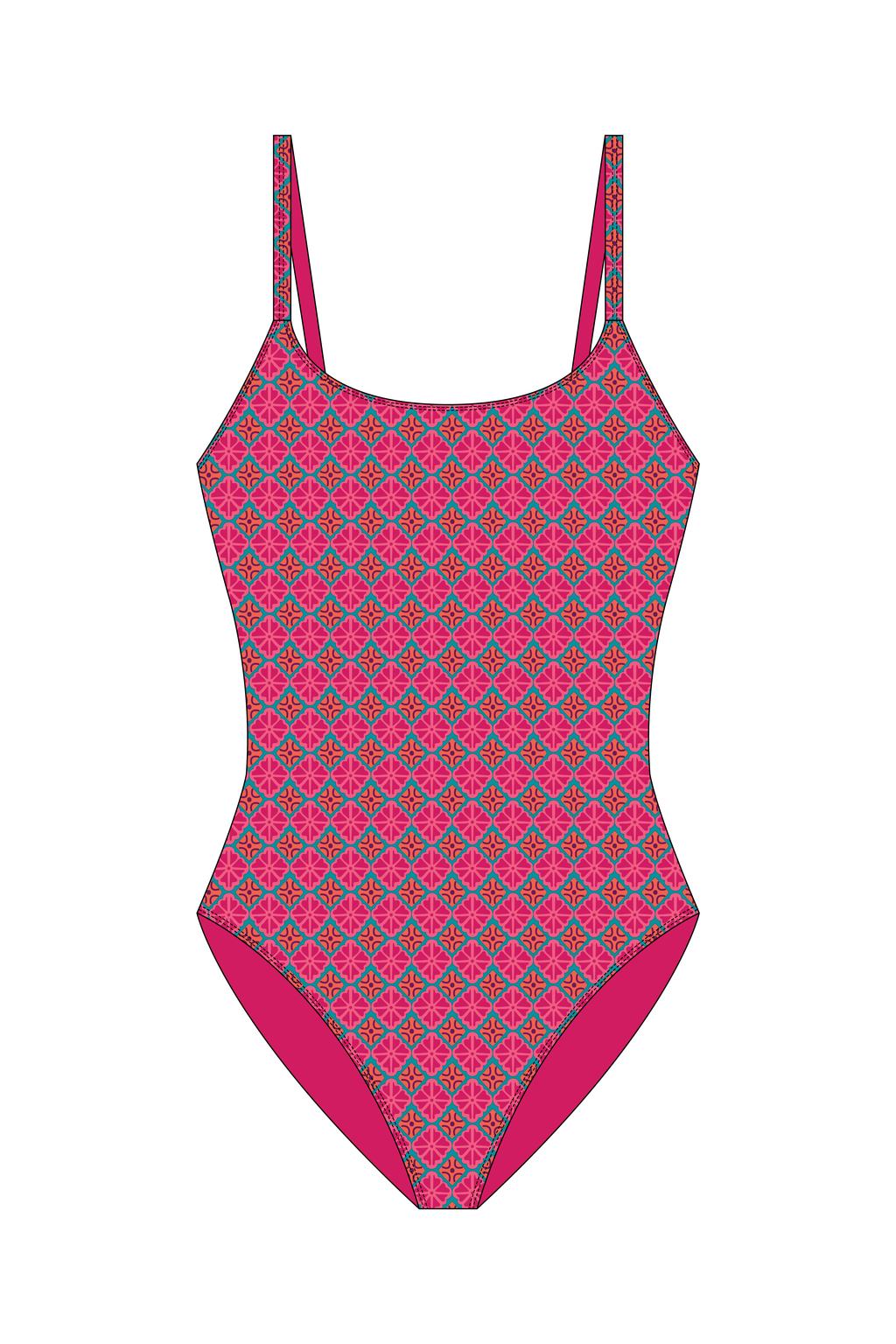 Lily lndia Pink One Piece