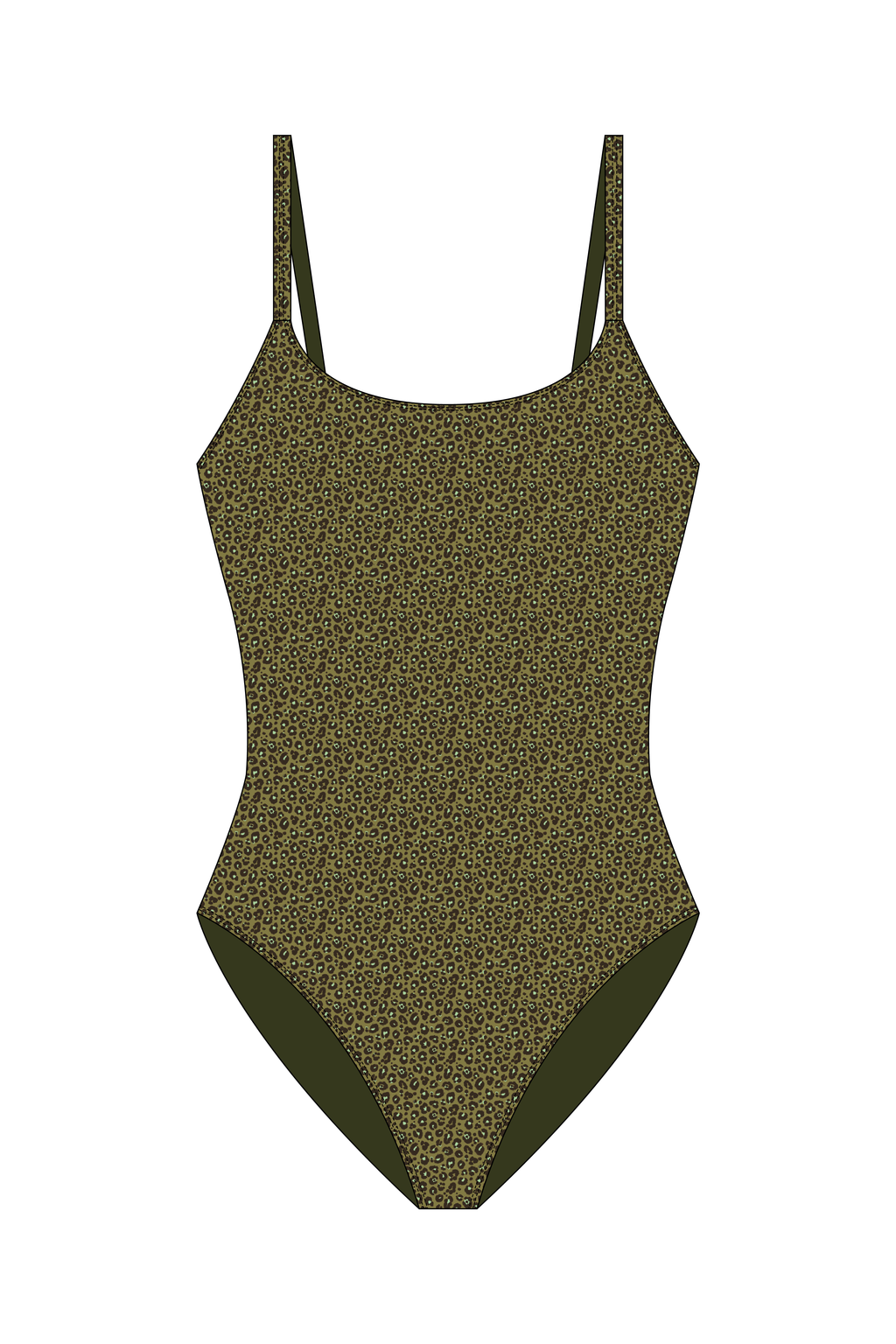Lily Green Leopard One Piece