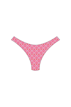 Pink Feather High-Leg Bikini Bottoms