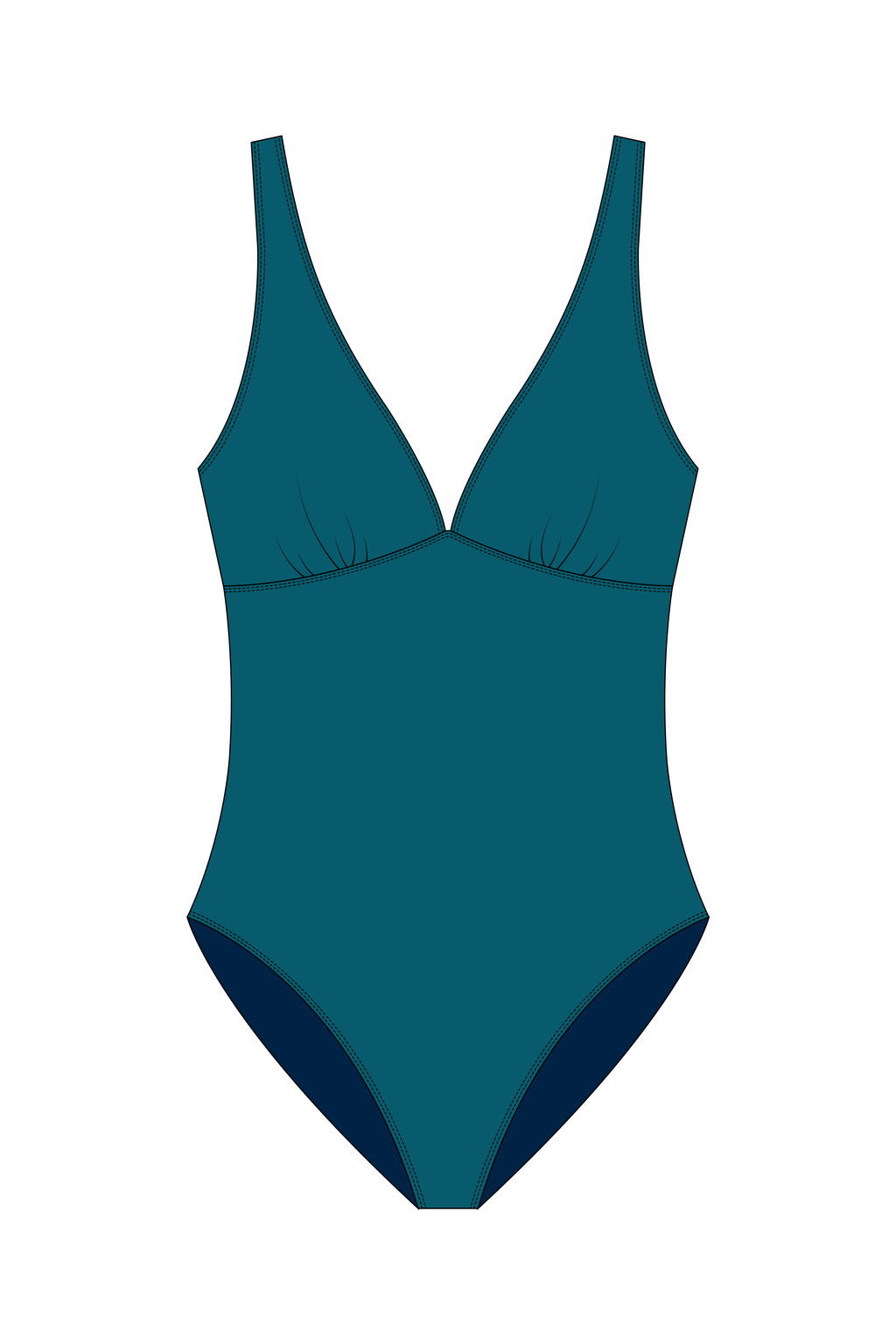 Magnolia Teal One Piece