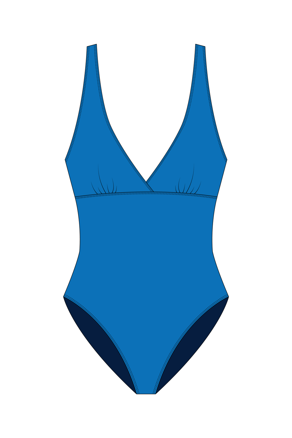 Dahlia Blue One Piece
