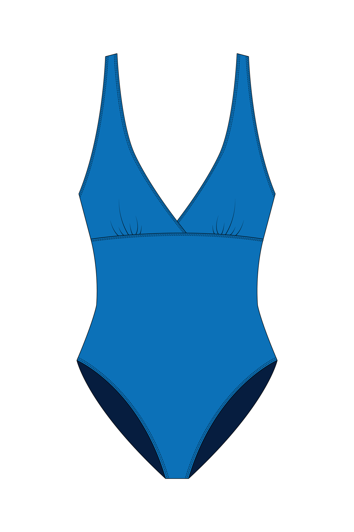 Dahlia Blue One Piece