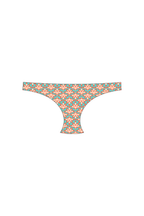 Retro Palm Tanga Bikini Bottom