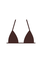 Brown Tie Bikini Top