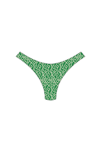 Green Kat Eye High-Leg Bikini Bottoms