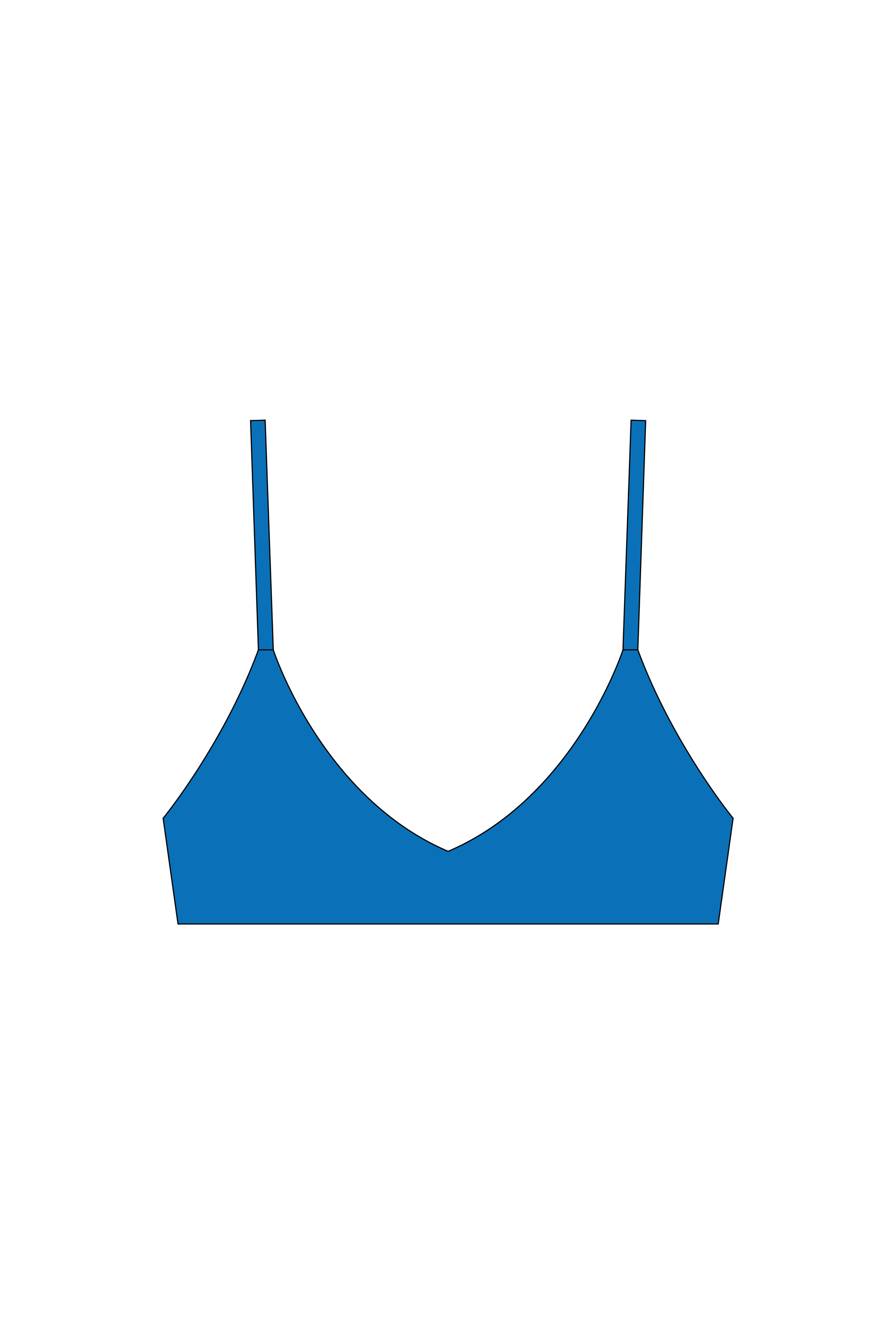 Sky Blue Cami Bikini Top