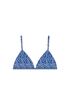 Blue Kat Eye Brakini Bikini Top