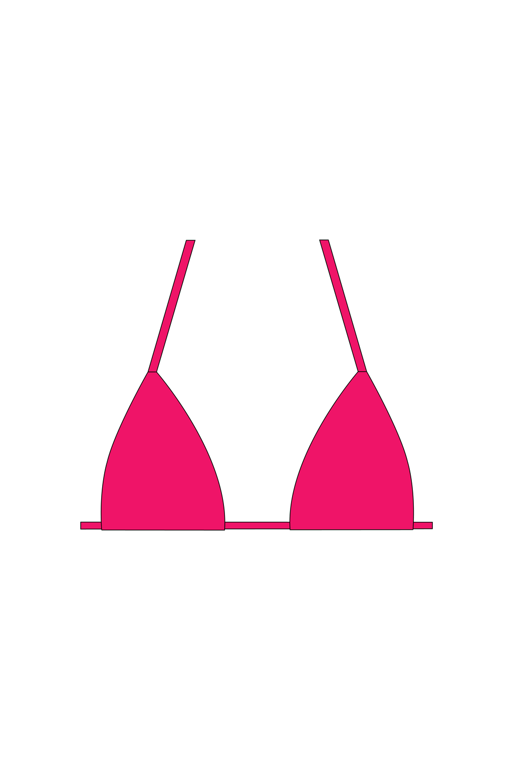 Barbie Pink Tie Bikini Top
