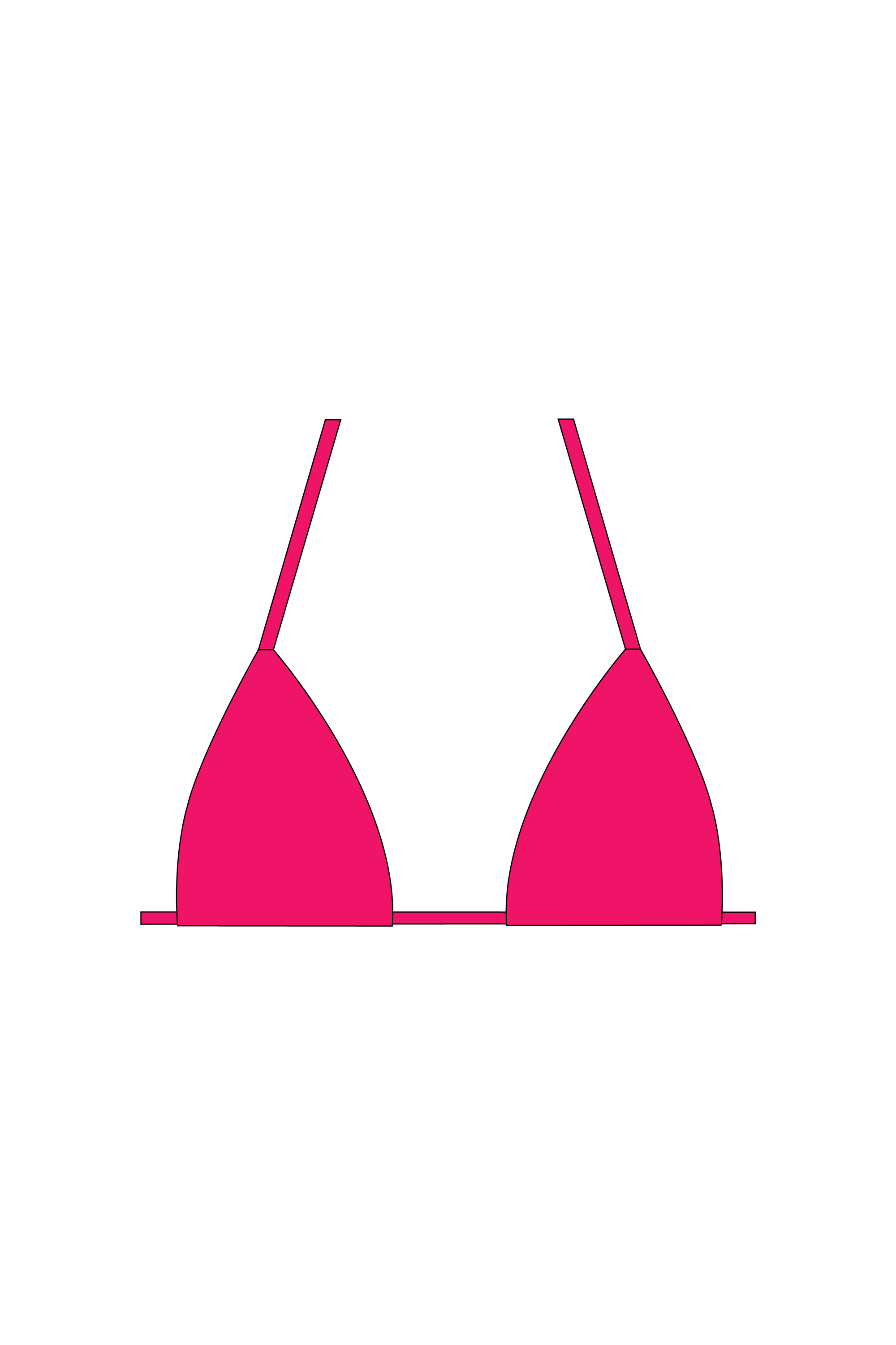 Barbie Pink Tie Bikini Top
