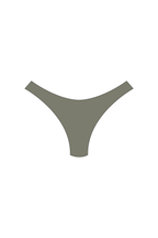 Olive Green High-Leg Bikini Bottoms