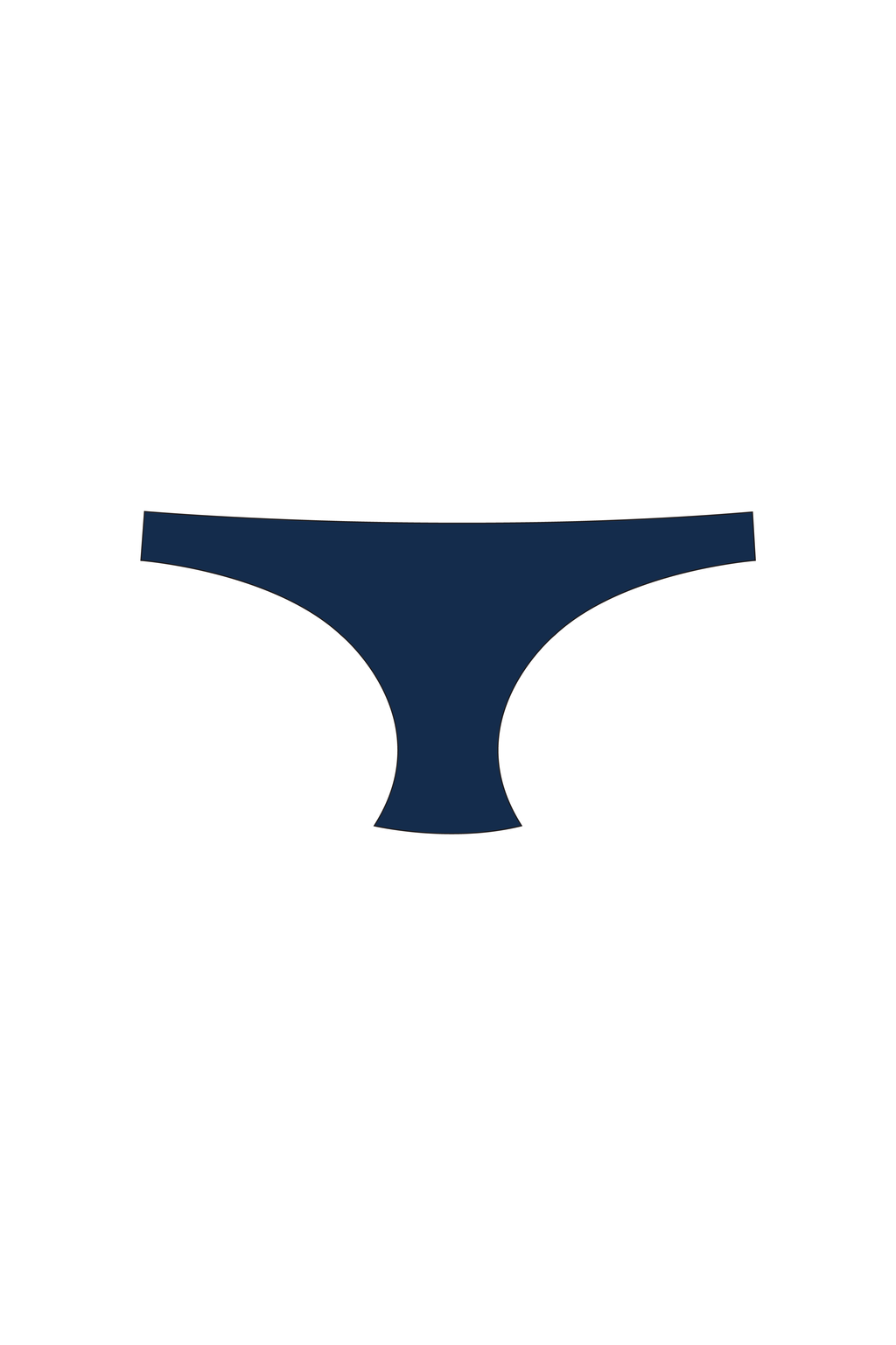 Midnight Blue Tanga Bikini Bottom