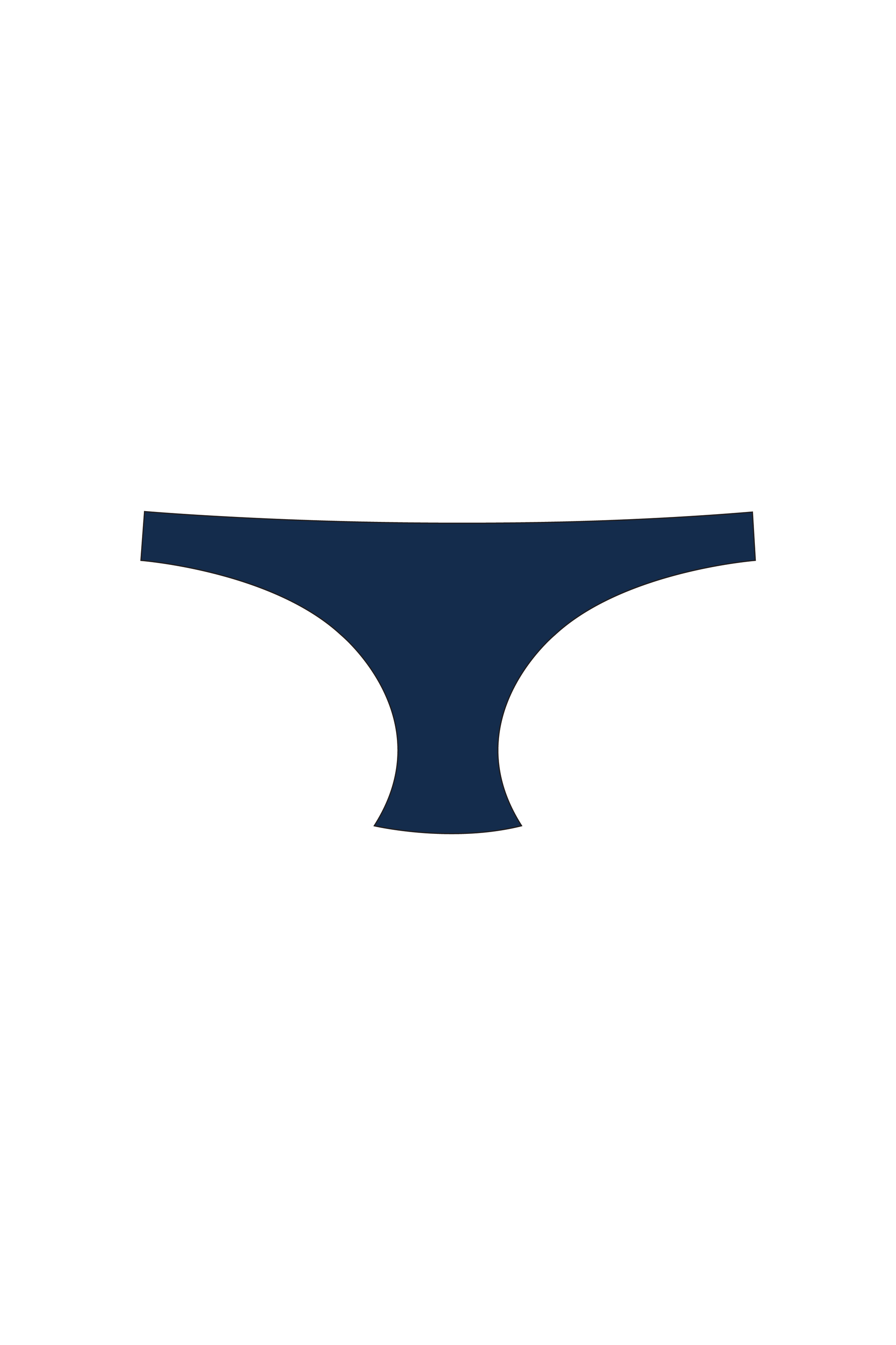 Midnight Blue Tanga Bikini Bottom