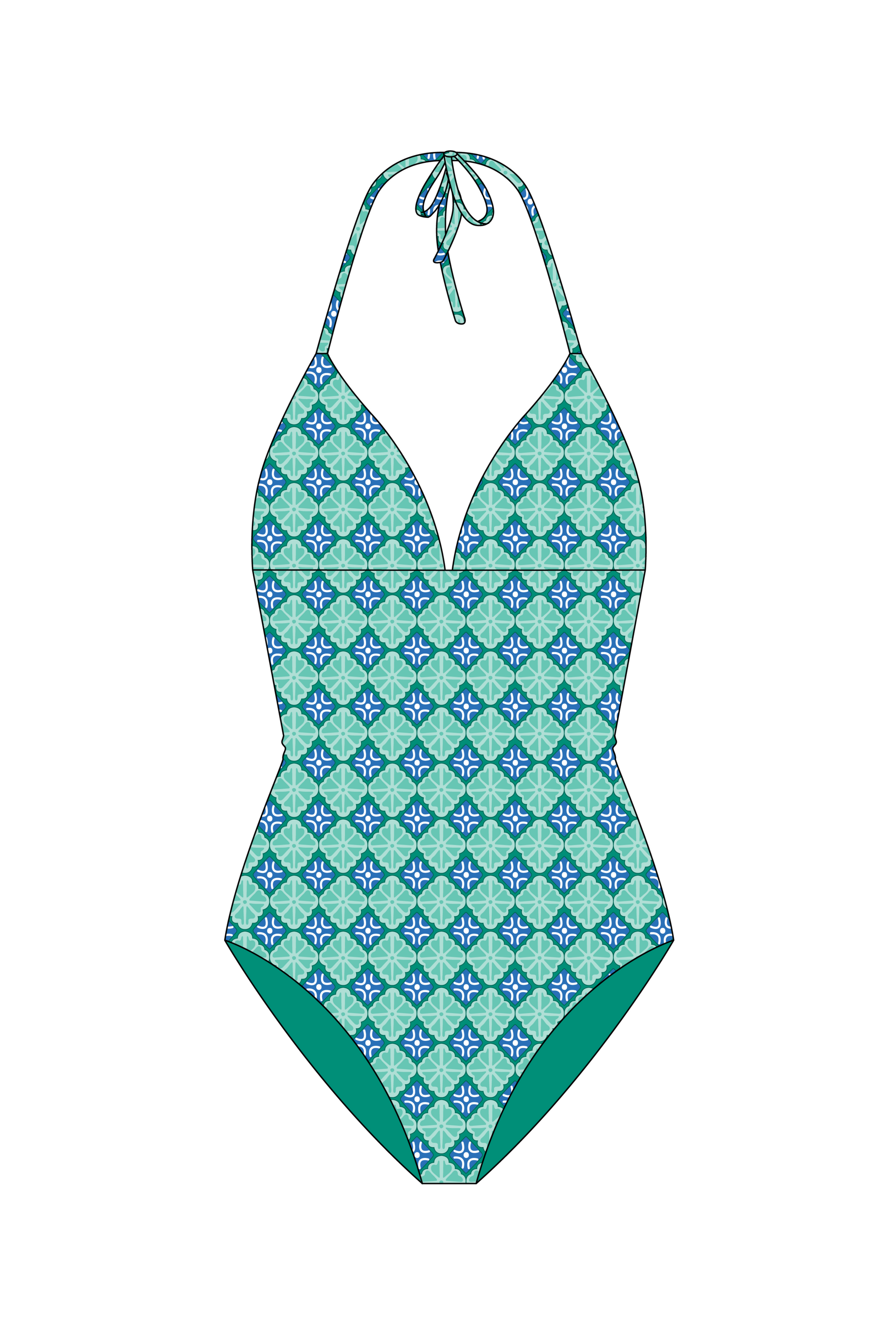 Tie Top One Piece