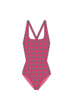 Pink Cross Back One Piece
