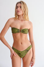 Green Zebra Brazilian Bikini Bottoms
