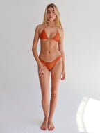 Pink & Olive Leopard Tie Bikini Top