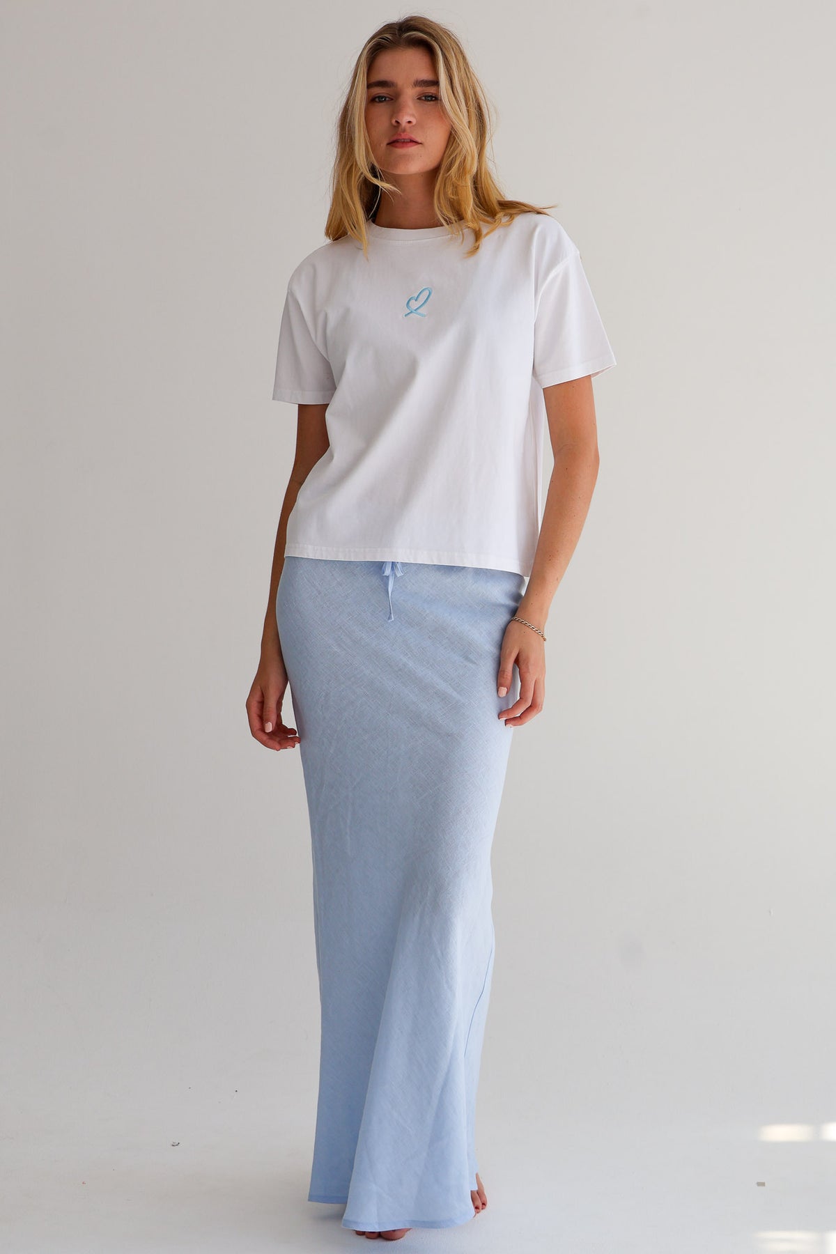 LULU Blue Heart T-Shirt