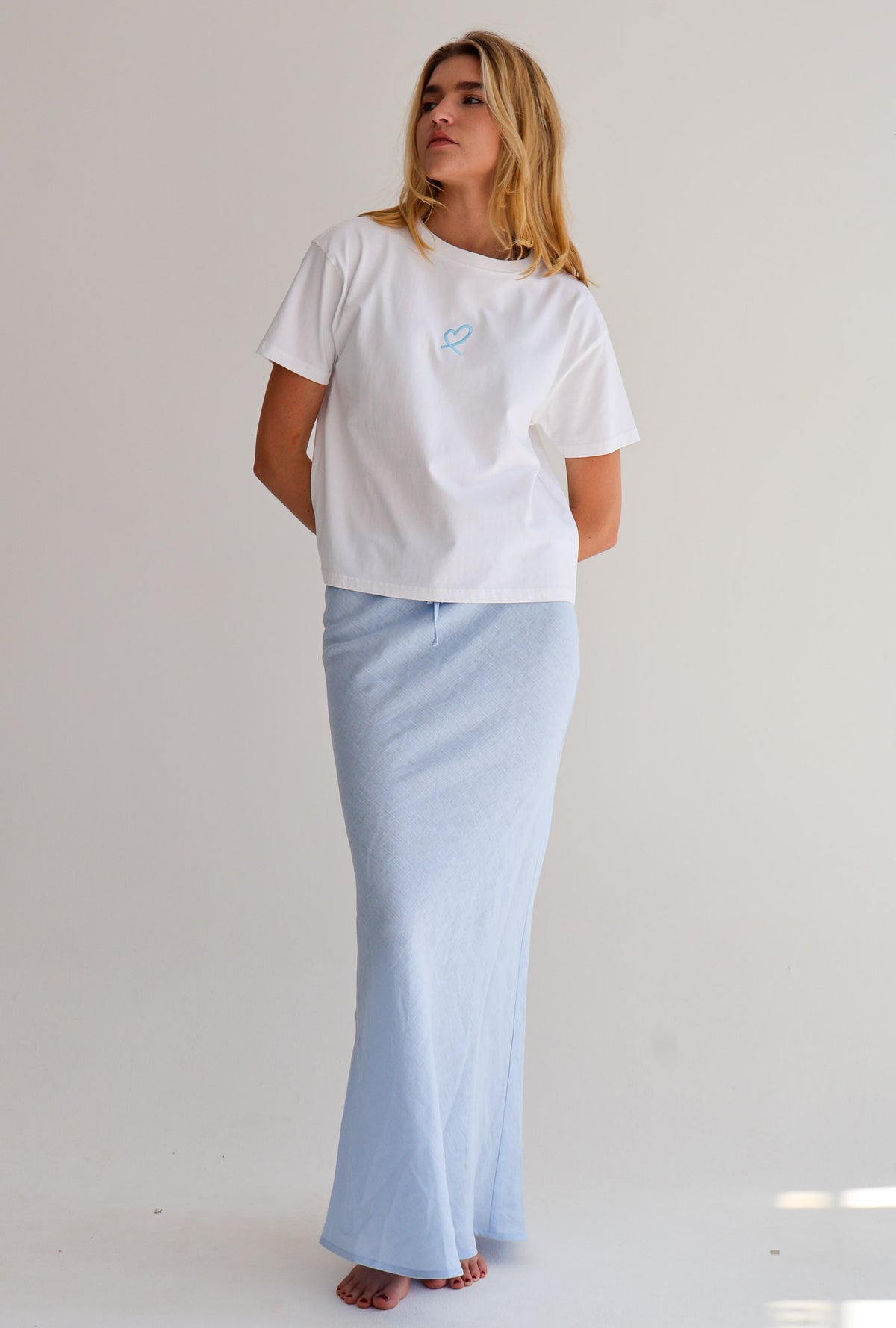 LULU Blue Heart T-Shirt