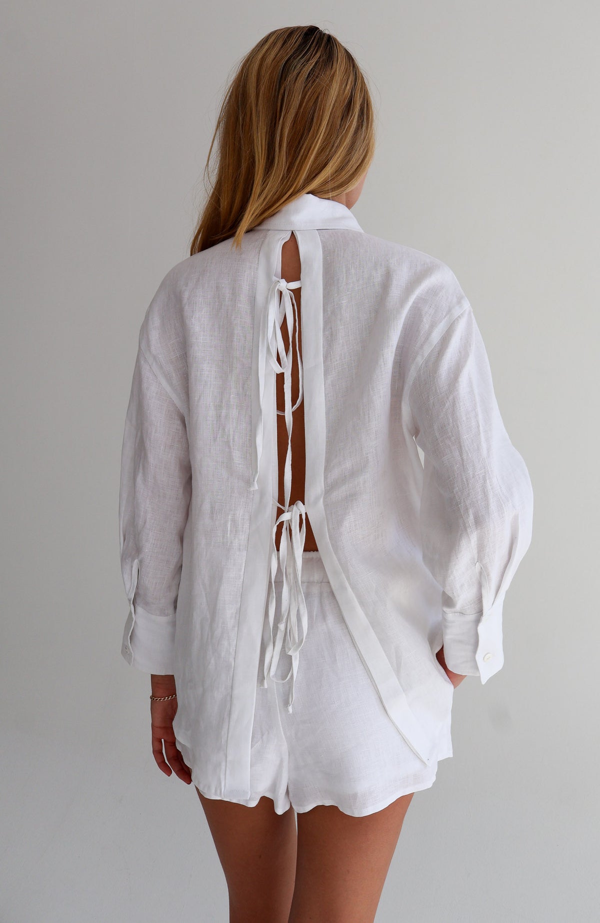 White Linen Shirt