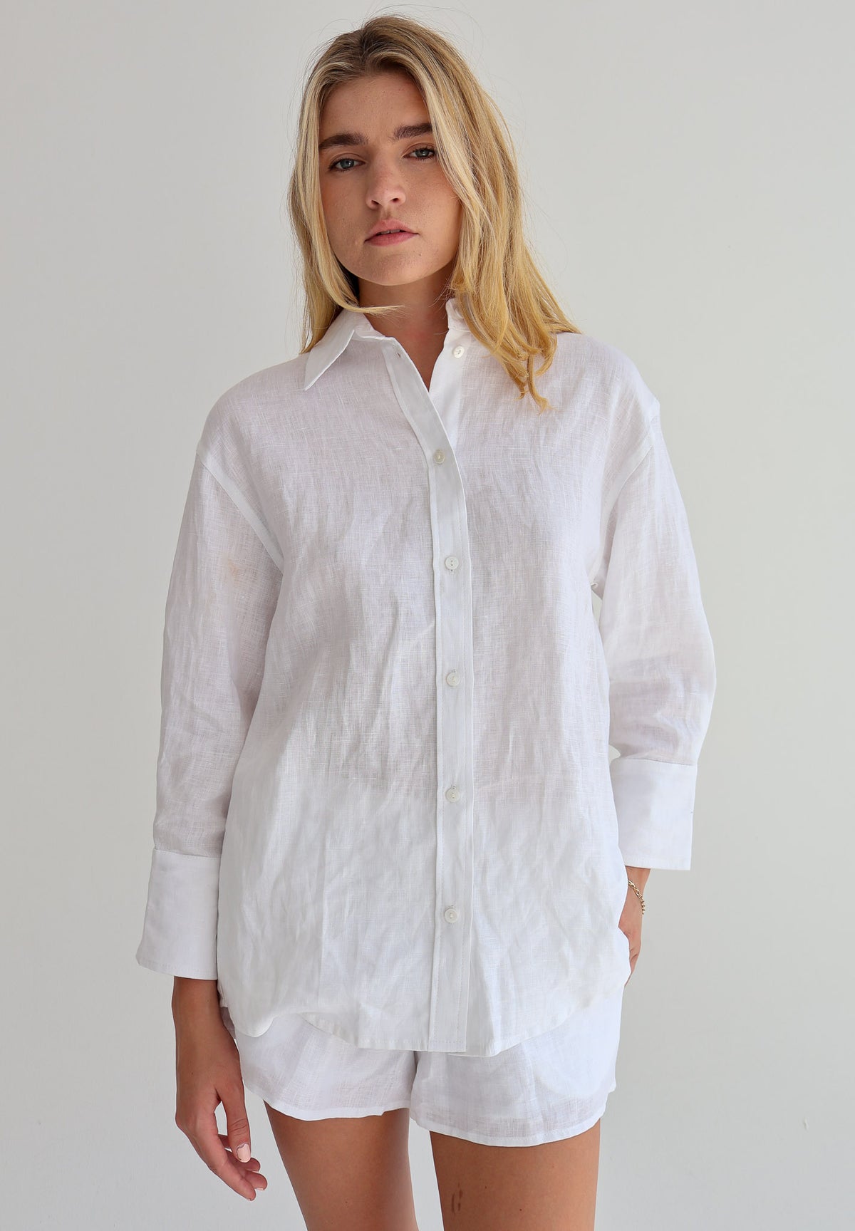 White Linen Shirt