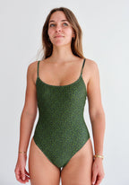 Lily Green Leopard One Piece