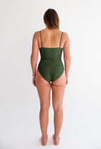 Lily Green Leopard One Piece