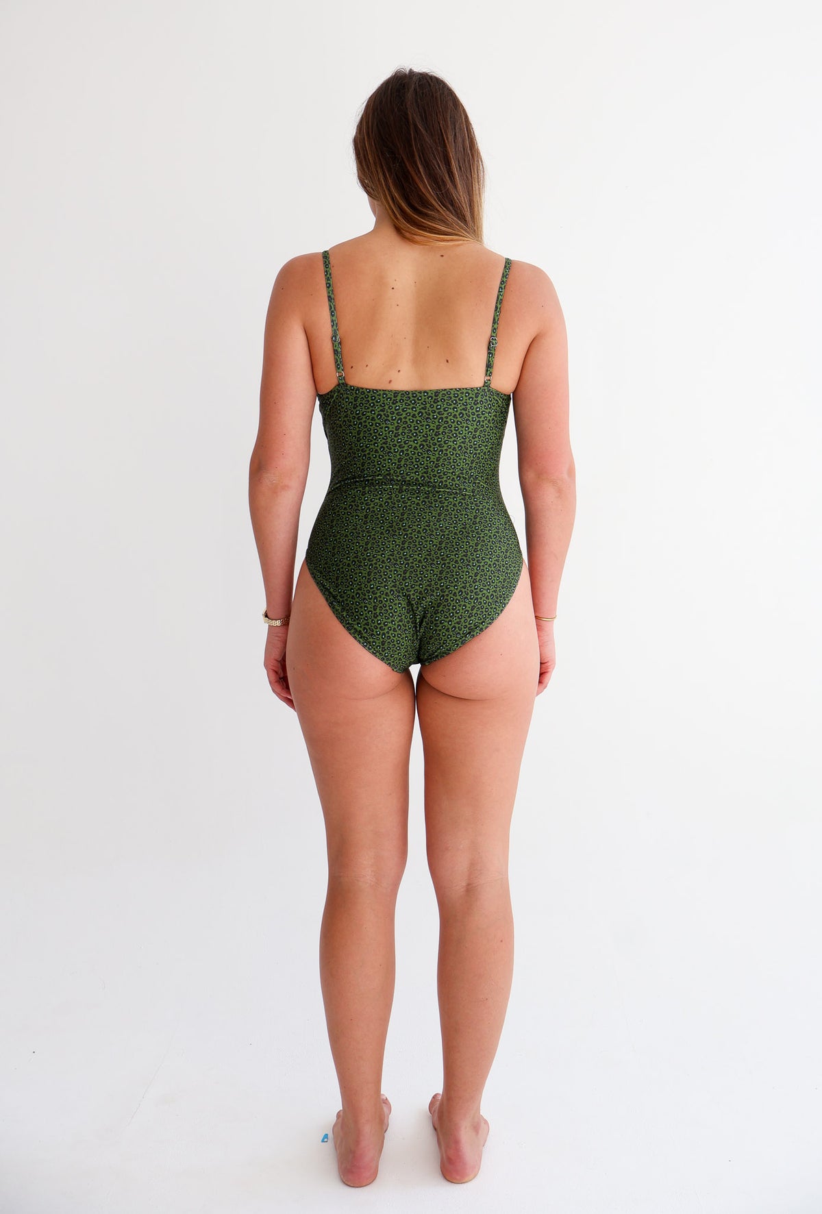 Lily Green Leopard One Piece